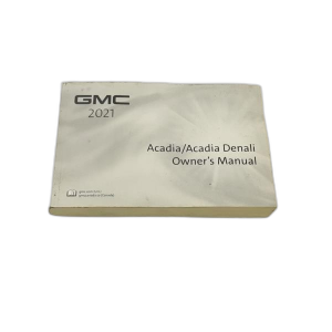2021 GMC Acadia Owners Manual (No Cover) (Used OEM)