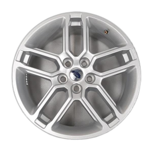 2025 Ford Police Interceptor Utility Silver 18x7.5 Painted Silver Alloy Wheel (New OEM)