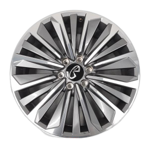 2025 INFINITI QX80 Black 18-Spoke Machined Charcoal Alloy Wheel (New OEM)