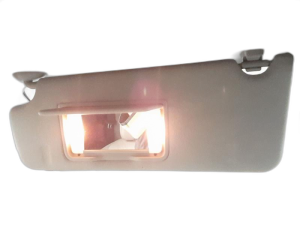 2017-2019 Honda Ridgeline Gray Sun Visor with Illuminated Vanity Mirror - Left (Driver) (Used OEM)