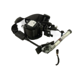 2011-2017 GMC Acadia Black Seat Belt Assembly with Tensioner - Front, Left (Driver) (Used OEM)