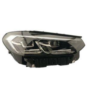 2022-2024 BMW X3 Chrome Chrome Bezel LED Headlight Assembly - Right (Passenger) (New OEM)