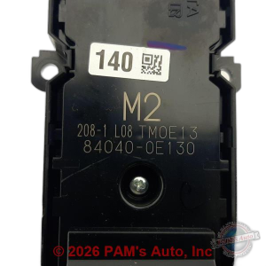 2020-2025 Toyota Highlander Master Power Window and Door Lock Switch - Left (Driver) (Used OEM)