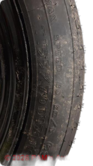 2020-2025 Subaru Legacy 17x4 Compact Steel Spare Wheel (Used OEM)