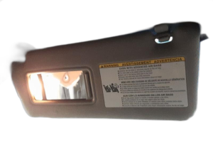 2012-2015 Toyota Tacoma Gray Sun Visor without Sunroof and without Vanity Light - Left (Driver) (Used OEM)