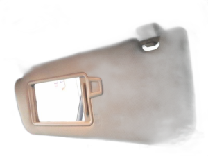 2019-2023 Hyundai Santa Fe Gray Sun Visor with Illuminated Vanity Mirror - Left (Driver) (Used OEM)
