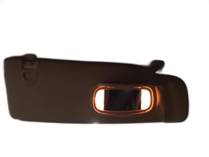 2017-2020 Chrysler Pacifica Gray Sun Visor with Illuminated Vanity Mirror - Right (Passenger) (Used OEM)