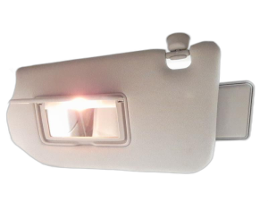 2013 INFINITI JX35 Tan Illuminated Sun Visor - Left (Driver) (Used OEM)