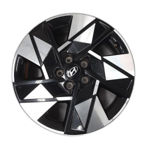 2024-2025 Hyundai Kona Black 18x7 5-Spoke Machined Black Alloy Wheel (Used OEM)
