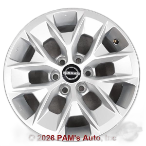 2024-2025 Nissan Frontier Black Y-Spoke Painted Silver Alloy Wheel (New OEM)