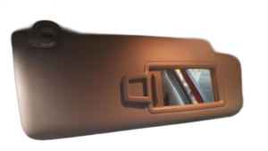 2015-2021 Volkswagen Golf Gray Sun Visor with Illuminated Vanity Mirror - Right (Passenger) (Used OEM)