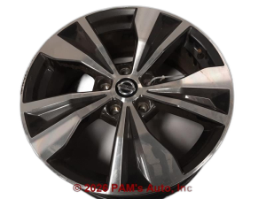 2019-2024 Nissan Murano 18x7.5 V-Spoke Machined Charcoal Alloy Wheel (Used OEM)