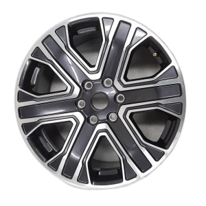 2019-2025 Ram 1500 Black 20x9 6-Spoke Machined Charcoal Alloy Wheel (New OEM)