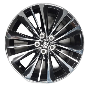 2020-2025 Toyota Highlander Black 20x8 15-Spoke Machined Black Alloy Wheel (New OEM)