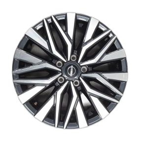 2023-2025 Nissan Altima Black 17-inch Machined Charcoal Alloy Wheel (New OEM)