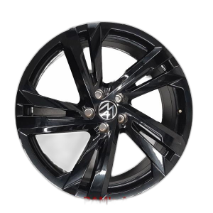 2024-2025 Volkswagen Atlas Black 20x8 5-Spoke Black Alloy Wheel (New OEM)