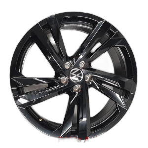 2024-2025 Volkswagen Atlas Black 20x8 5-Spoke Black Alloy Wheel (New OEM)
