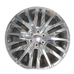 2022-2026 GMC Yukon XL 22x9 18-Spoke Polished Aluminum Wheel (New OEM)