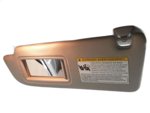 2012-2015 Audi A6 Gray Sun Visor with Illuminated Vanity Mirror - Left (Driver) (Used OEM)