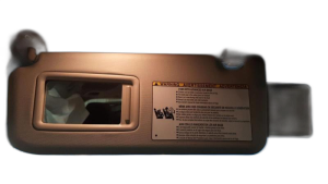 2013-2018 Toyota RAV4 Gray Sun Visor with Illuminated Vanity Mirror and Extension - Left (Driver) (Used OEM)