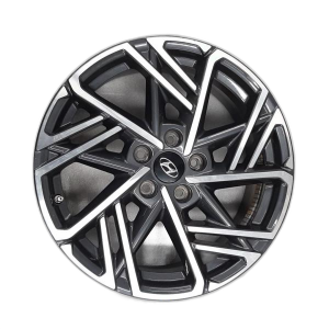 2022-2023 Hyundai Kona Black 18-Inch Y-Spoke Machined Charcoal Alloy Wheel (Used OEM)