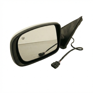 2015-2022 Chrysler 300 White Power Heated Door/Side View Mirror - Left (Driver) (Used OEM)