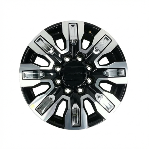 2024-2025 GMC Sierra 2500 HD Black 20x8.5 Black Machined Alloy Wheel with Inserts (Remanufactured OEM)