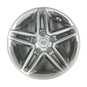 2018-2023 Hyundai Kona Silver 16x6.5 Alloy Painted Silver Wheel (Remanufactured OEM)