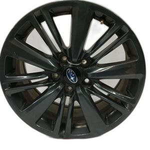 2015-2021 Subaru WRX Black 17x8 15-Spoke Charcoal Alloy Wheel (Remanufactured OEM)