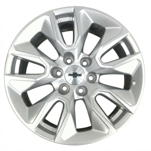2021-2023 Chevrolet Suburban Silver 20x9 10-Spoke Silver Painted Alloy Wheel (Remanufactured OEM)