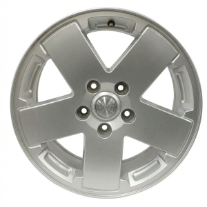 2007-2018 Jeep Wrangler 18x7.5 5-Spoke Bright Hyper Alloy Wheel (Remanufactured OEM)