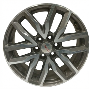 2017-2020 GMC Acadia Black 18x7.5 12-Spoke Machined Charcoal Alloy Wheel (Remanufactured OEM)