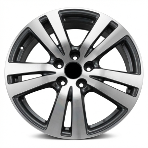 2017-2020 Honda Ridgeline Black 18-Inch 5-Double-Spoke Machined Charcoal Alloy Wheel (Remanufactured OEM)