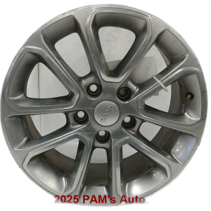 2014-2016 Jeep Grand Cherokee 18x8 Polished Smoked Hyper Alloy Wheel (Used OEM)
