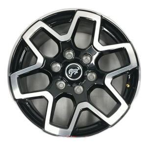 2021-2025 Ford Bronco Black 18-Inch 6 Double Spoke Machined Black Alloy Wheel (Remanufactured OEM)