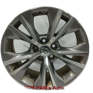 2014-2019 Toyota Highlander Silver 18-Inch 10-Spoke Machined Alloy Wheel (Used OEM)
