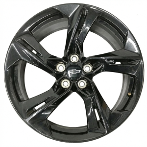 2019-2024 Chevrolet Camaro Black 20x8.5 Painted Alloy Wheel (Remanufactured OEM)