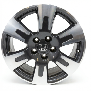 2017-2019 Honda Ridgeline Black 18x8 6-Spoke Machined Charcoal Alloy Wheel (Remanufactured OEM)