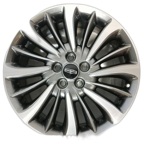2019-2023 Lincoln Nautilus Silver 16-Spoke Machined Charcoal Alloy Wheel (Remanufactured OEM)