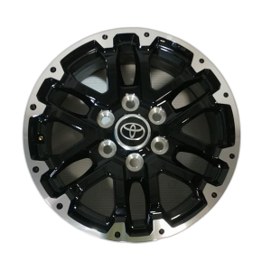 2023-2025 Toyota Sequoia Black Black Machined Lip Alloy Wheel (New OEM)