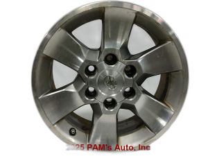 2010-2013 Toyota 4Runner Black 6-Spoke Machined Charcoal Alloy Wheel (Remanufactured OEM)
