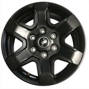 2021-2025 Ford Bronco Black 17x7.5 6-Spoke Aluminum Wheel (Remanufactured OEM)