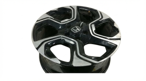 2017-2019 Honda CR-V Black Machined Black Alloy Wheel (Remanufactured OEM)