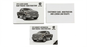 2015 Ram 1500 Owners Manual with Storage Cover (Used OEM)