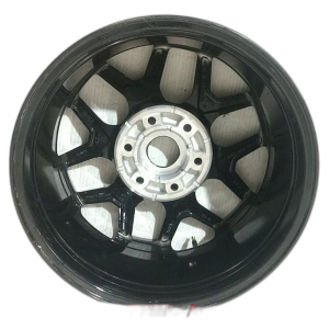 2021-2025 Ford Bronco Black 18-Inch 6 Double Spoke Machined Black Alloy Wheel (New OEM)