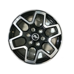 2021-2025 Ford Bronco Black 18-Inch 6 Double Spoke Machined Black Alloy Wheel (Used OEM)