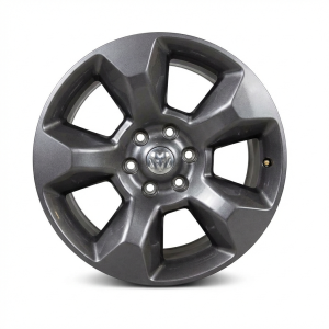 2019-2024 Ram 1500 Black 20x9 5-Spoke Painted Alloy Wheel (Remanufactured OEM)