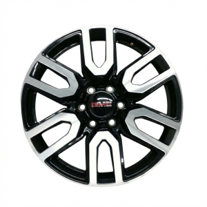 2021-2024 GMC Yukon XL Black 12-Spoke Machined Black Alloy Wheel (Remanufactured OEM)