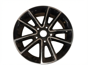 2014-2020 Dodge Grand Caravan Black 17x7 10-Spoke Polished Machined Black Alloy Wheel (Remanufactured OEM)