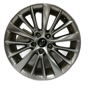 2018-2024 INFINITI Q50 18x7.5 15 V-Spoke Smoked Hyper Silver Alloy Wheel (Used OEM)